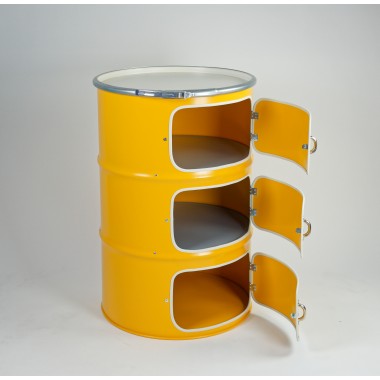 Lockengelöt - Dreitürer aus einem Ölfass