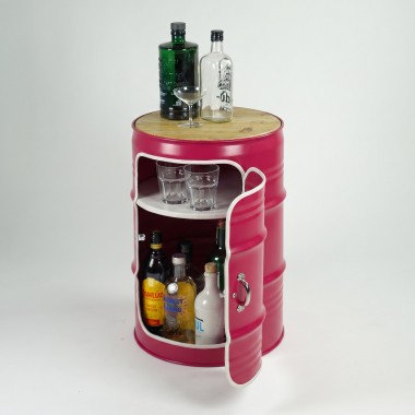 Lockengelöt - Minibar mit Tür - aus Hamburger Ölfässern