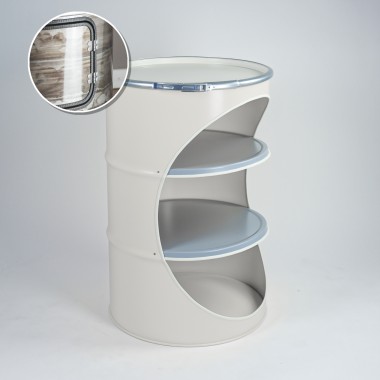 Lockengelöt - Schrank-Oval - aus einem Hamburger Ölfass