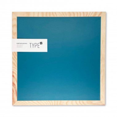 Magnetische Kreidetafel 40x40cm mit Holzrahmen | TYPE OH