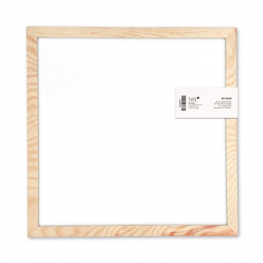 Magnetische Kreidetafel 40x40cm mit Holzrahmen | TYPE OH