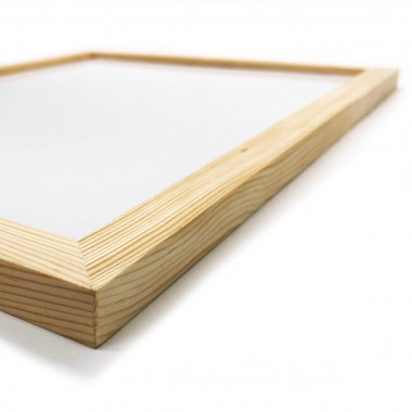 Magnetische Kreidetafel 40x40cm mit Holzrahmen | TYPE OH