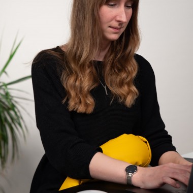 paddo Tropical Mango - Ergonomisches Positionierungskissen, Ergorolle für Deinen Schreibtisch