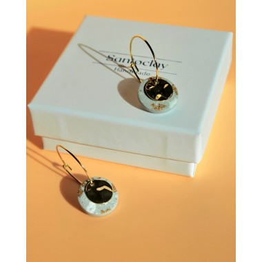  Minimalistische Creolen | 18K vergoldet | Santoclay