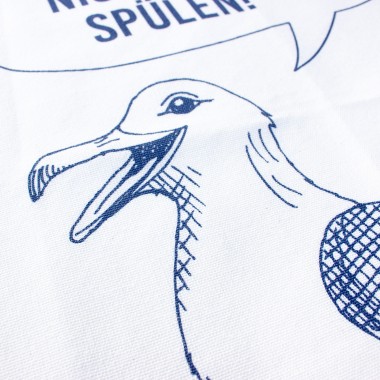 Geschirrtuch "Abwasch Ahoi - Möwe"