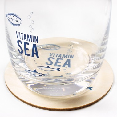 Bow & Hummingbird Kristallglas "Vitamin Sea"