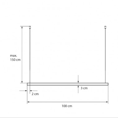 halblang | Hängegarderobe | Kleiderstange | Massivholz