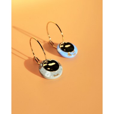 Minimalistische Creolen | 18K vergoldet | Santoclay