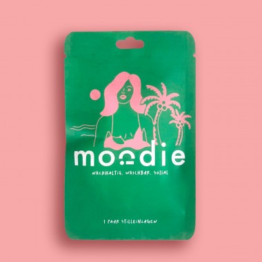 Waschbare Stilleinlagen mit Social Impact und homegrown Design von moodie x itty bitty titty club 