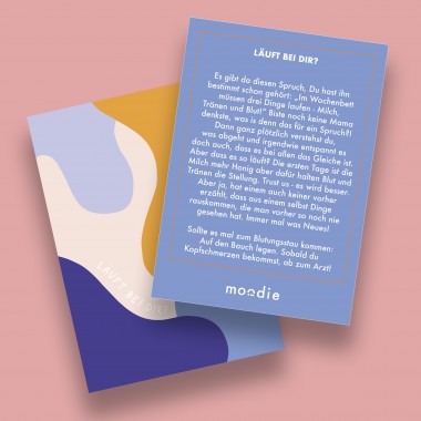 Wochenbett Empowerment Cards von moodie