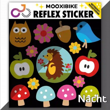 Fahrrad Aufkleber Waldfreunde – reflektierende Sticker