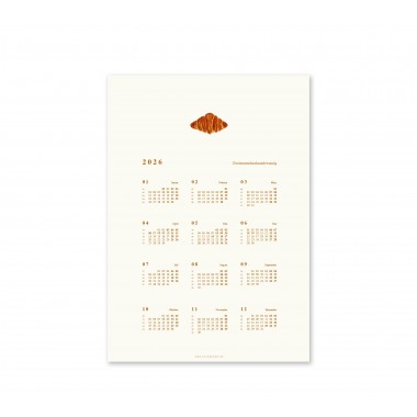 Kalender Croissant 2026 - SANS.