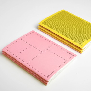 booq – pink-yellow notebook – Edition Julie Joliat