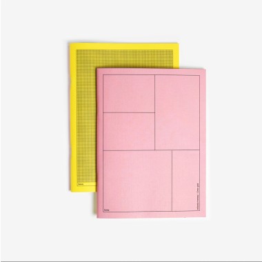 booq – pink-yellow notebook – Edition Julie Joliat