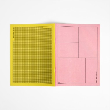 booq – pink-yellow notebook – Edition Julie Joliat