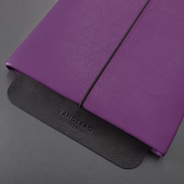 VANDEBAG - MacBook Hülle aus lila Leder
