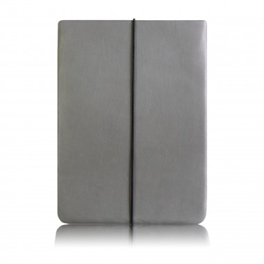 VANDEBAG - MacBook Sleeve aus grauem Leder