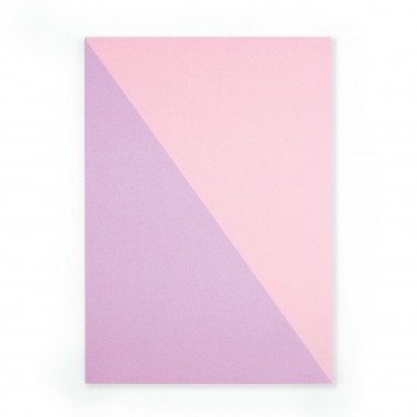 Notizblock-Set Herz/Karo/Diagonal - 3er Set in A6 aus Recyclingpapier