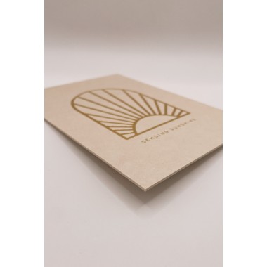 Postkarte gold - SENDING SUNSHINE / OAY.PAPER