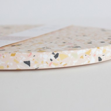 Terrazzo Untersetzer Koralle / objet vague