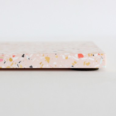 Terrazzo Tablett / Koralle / objet vague
