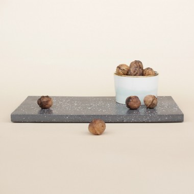 Terrazzo Tablett Schwarz / VLO design
