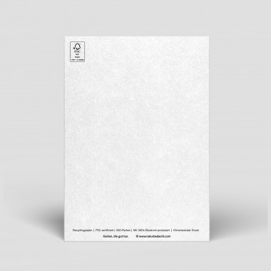 Postkarte - Weihnachten - Drei Tannenbäume - Nr. 8 - Naturbedacht