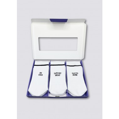 3-PACK SOCKEN OK CIAO, LATE BUT GREAT, TUTTO BENE - No Bad Days Club 
