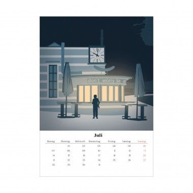 Halle Kalender 2025 - DIN A3