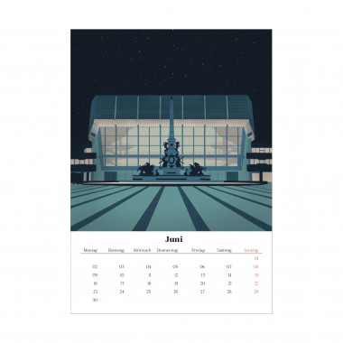 Leipzig Kalender 2025 - DIN A3