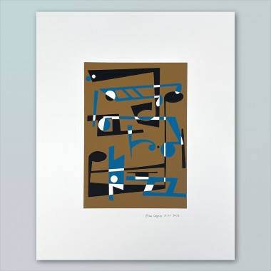 Print now - Riot later ● Out of tune III (Variante) Siebdruck
