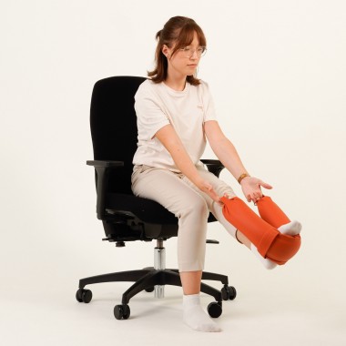paddo Volcanic black - Ergonomisches Positionierungskissen, Ergorolle für Deinen Schreibtisch