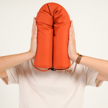 paddo Tuscan orange - Ergonomisches Positionierungskissen, flexible Ergorolle für Deinen Schreibtisch