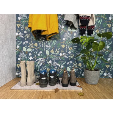 Keilbach Schuhwanne perfetto, aus Edelstahl 77 x 37 cm, Schmutzmatte innenliegend in 7 Farben erhältlich