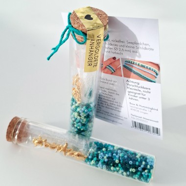 DIY Perlenset für Armbänder und Ringe - Meereswelt