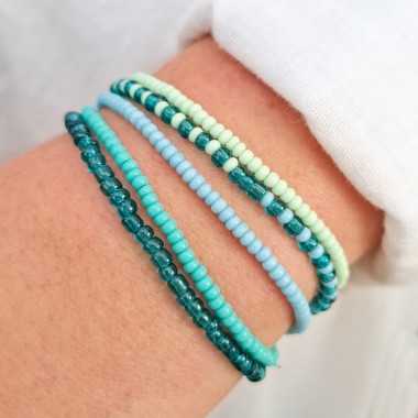 DIY Perlenset für Armbänder und Ringe - Meereswelt