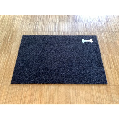 Keilbach Fußmatte picoBELLO.dog 87x57cm mit Edelstahlelemet in Form eines Knochens