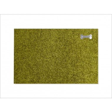 Keilbach Fußmatte picoBELLO.dog 87x57cm mit Edelstahlelemet in Form eines Knochens