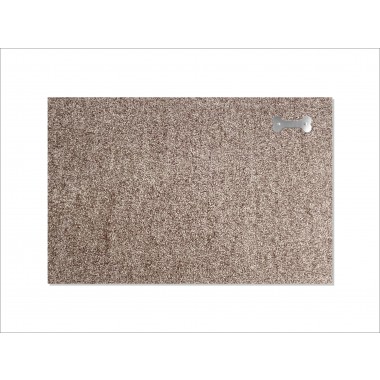 Keilbach Fußmatte picoBELLO.dog 87x57cm mit Edelstahlelemet in Form eines Knochens