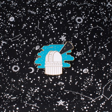 polypodium Emaille Pin - let´s explore the universe