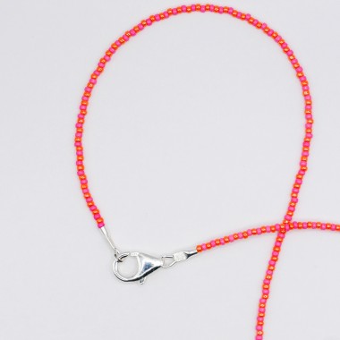 »Basic Kette« in Orange und Pink von pinapina