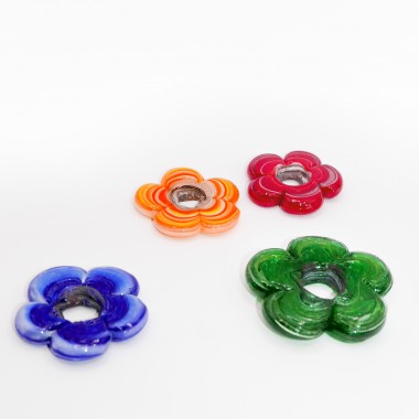 »Flower« Kette mit Blüten aus Glas von pinapina 