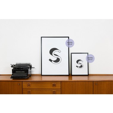 POSTER ABC – ALPHABET BUCHSTABE S Studio Schön® ABC Kollektion
