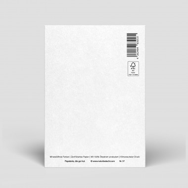 Postkarte - Gratulation - Nr. 83 - Naturbedacht