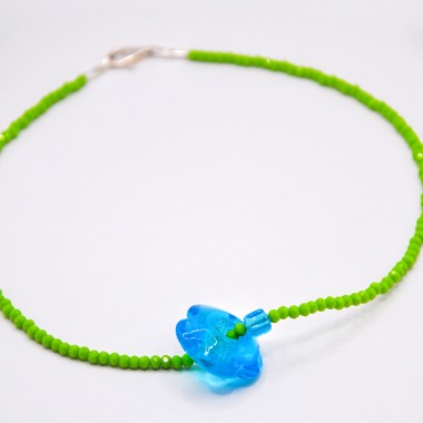 »Crystal Blue« - Kette von pinapina
