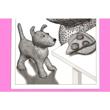 The Naughty District - handgefertigter Risographie Print »resilience«