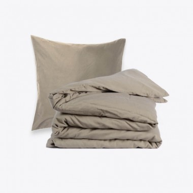 Nachhaltige Bettwäsche aus Bio-Baumwolle - grau | ROOM IN A BOX