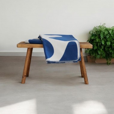 Stylische Bio-Baumwolldecke FRIDA - OEKO-TEX - RIEMA