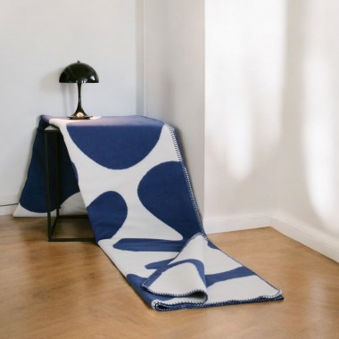 Stylische Bio-Baumwolldecke FRIDA - OEKO-TEX - RIEMA