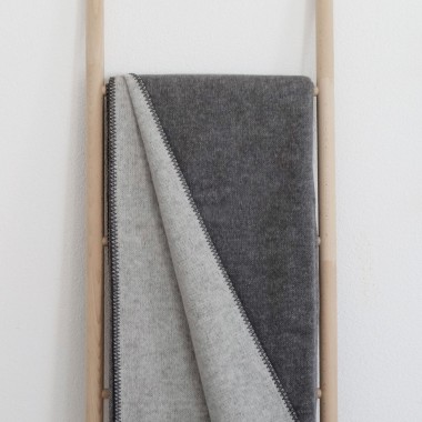 weiche Kuscheldecke THOR - recycelte Baumwolle - EXTRA LANG - RIEMA